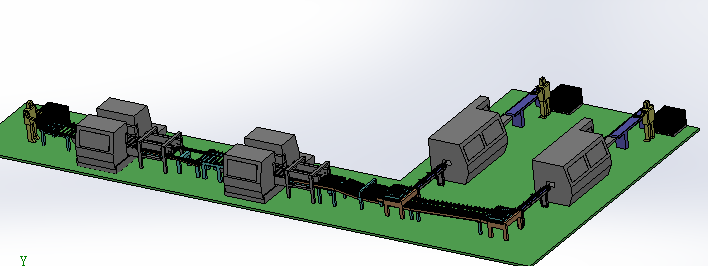 四面刨双端铣2+2连线